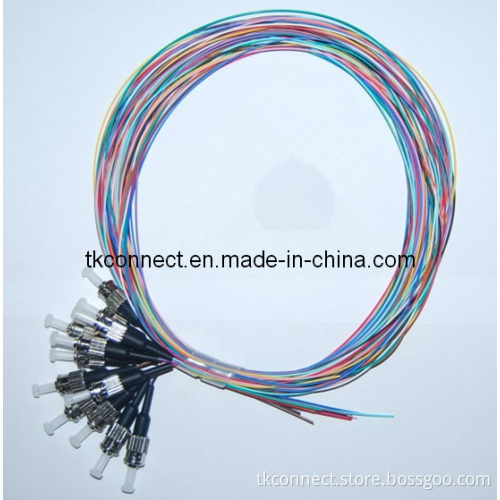 Colorful 12core St Fiber Optic Pigtail